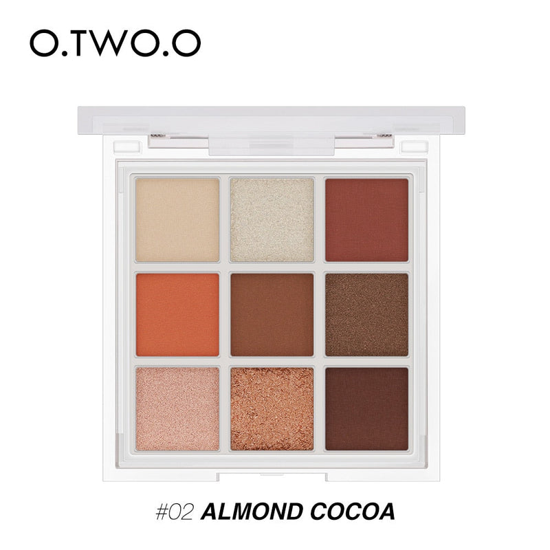 Paleta de Sombras O.TWO.O - 09 Cores